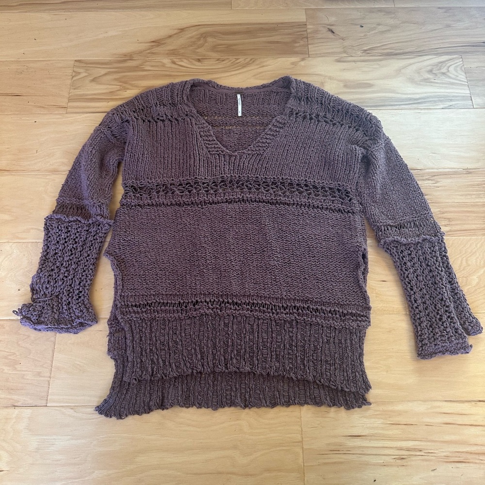 Women's Brown Knit Sweater